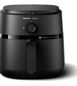 Fritadeira Airfryer Série 1000 Xl, Philips Walita, 6,2 Litros, Tecnologia Rapidair, Preta, 2 Anos De Garantia 220v